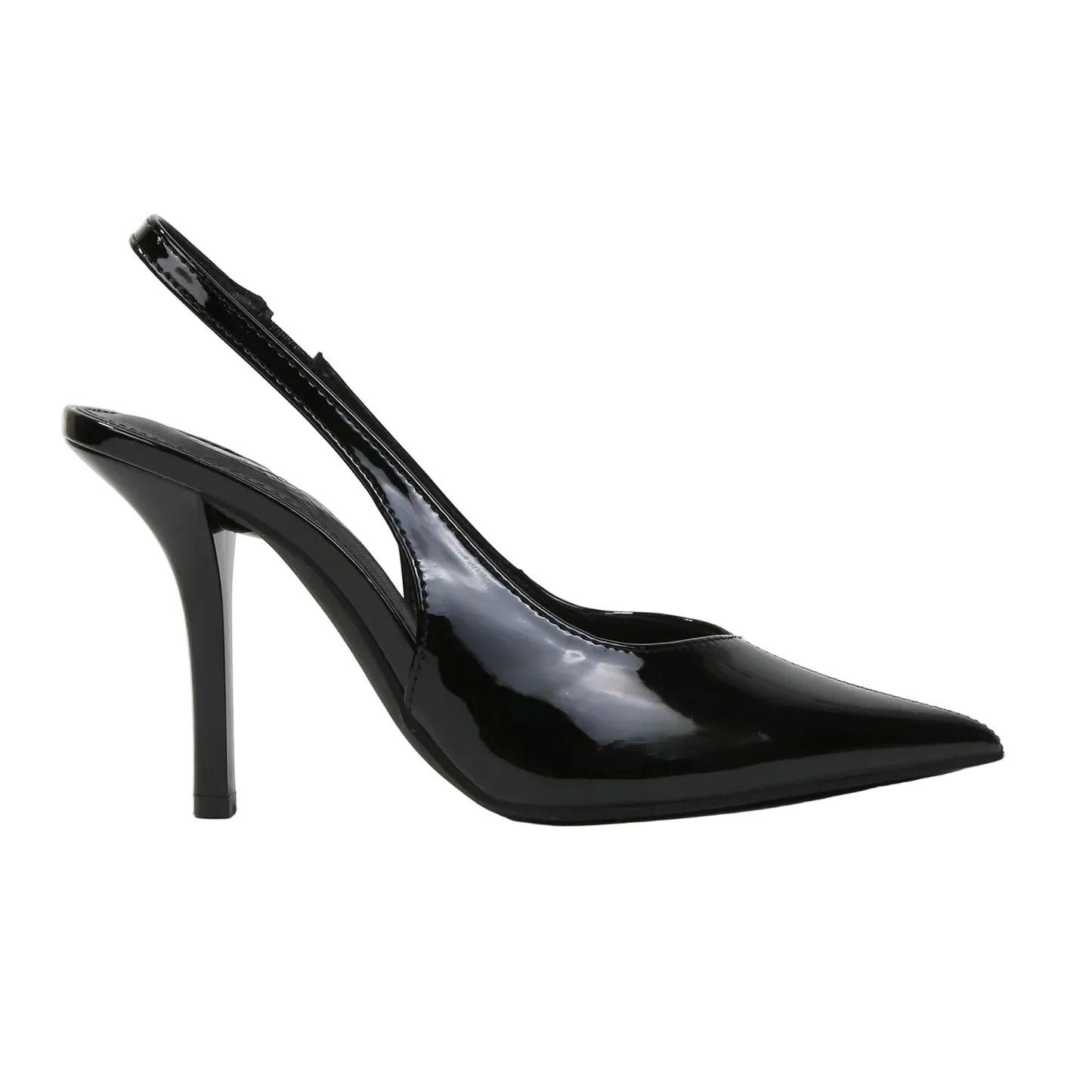 YVES BLACK POINTED TOE PUMP
