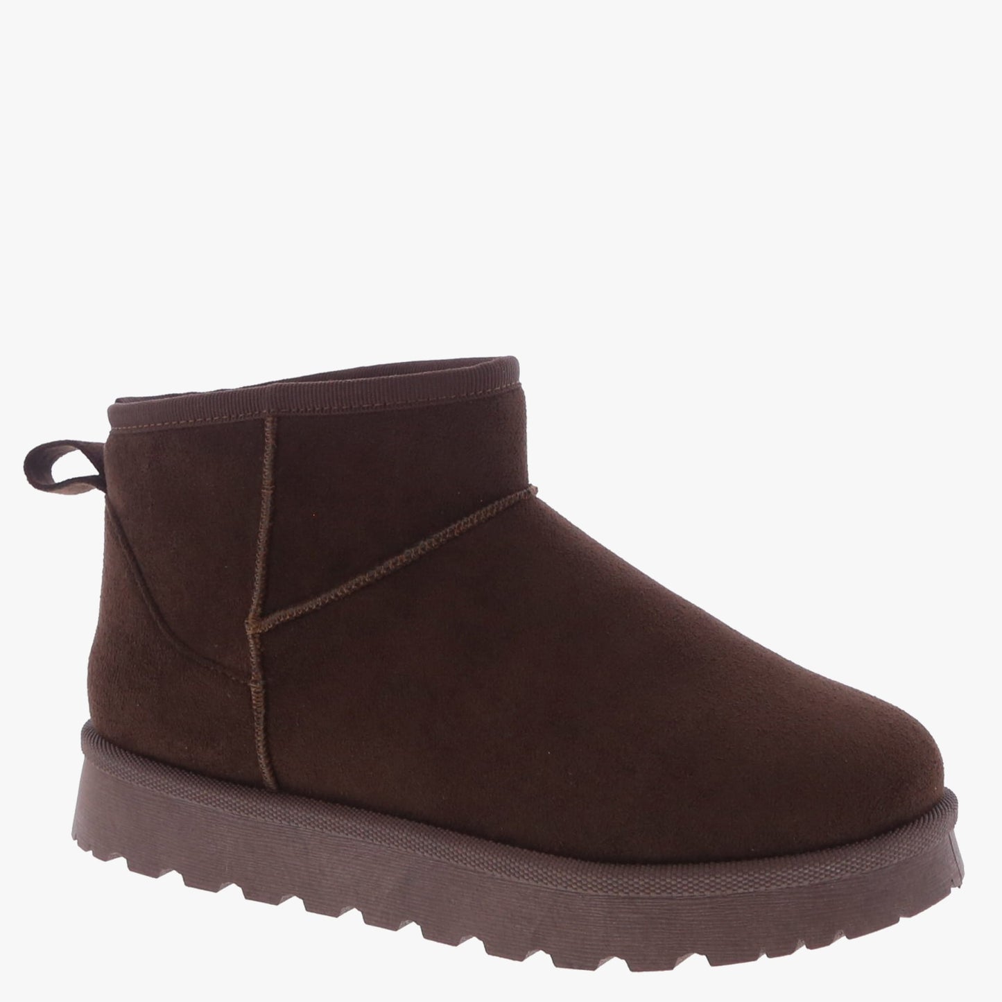 MINI FUR BOOTIE - BROWN